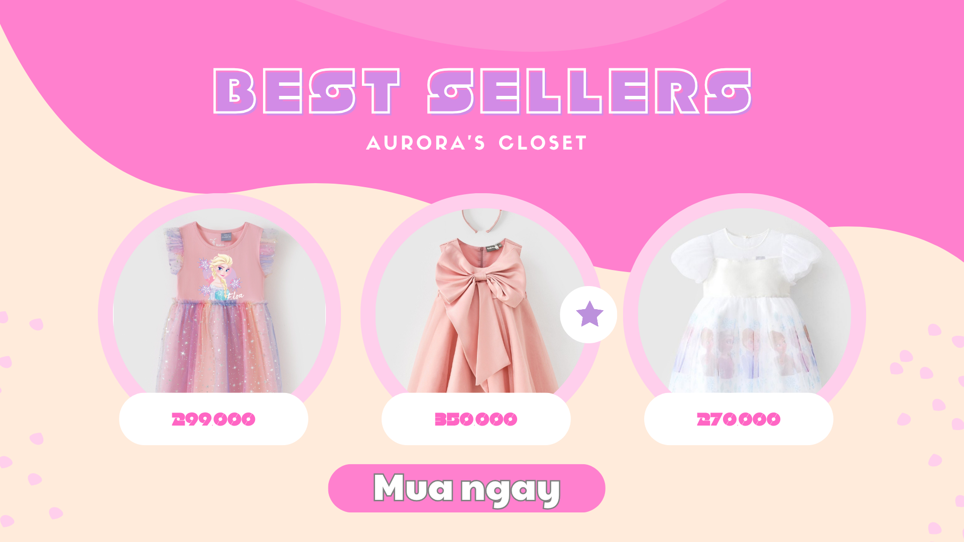 Banner best seller Thời Trang Cho Bé Gái