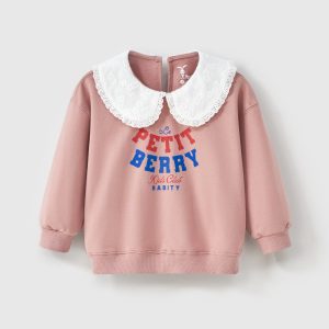 Áo Nỉ Dài Tay Cho Bé Gái