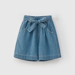 Quần Short Jean Bé Gái